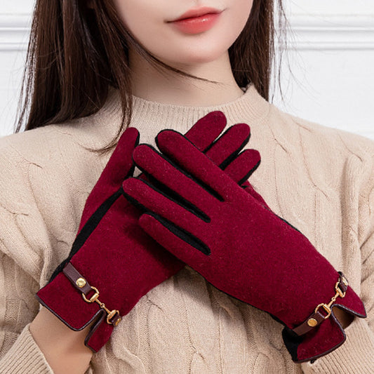 Guantes de Cachemira para Mujer Otoño Invierno - Image 2