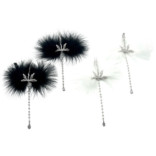 Pasador de Cabello Perla Libélula con Borla de Temperamento Minimalista - Image 2