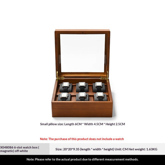 Estuche de Madera Maciza para Coleccionar y Exhibir Relojes de Pulsera - Image 2