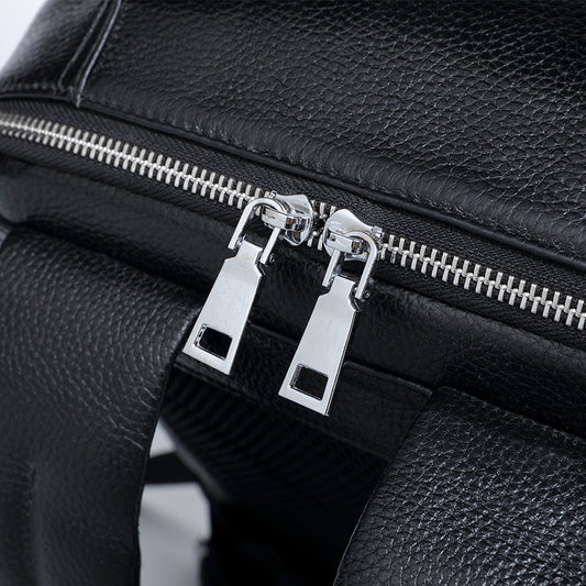 Mochila Ejecutiva de Cuero Genuino para Hombre con Compartimento para Laptop - Image 2