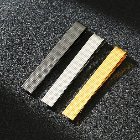 Clip para Corbata Elegante Minimalista en Color Sólido - Image 2