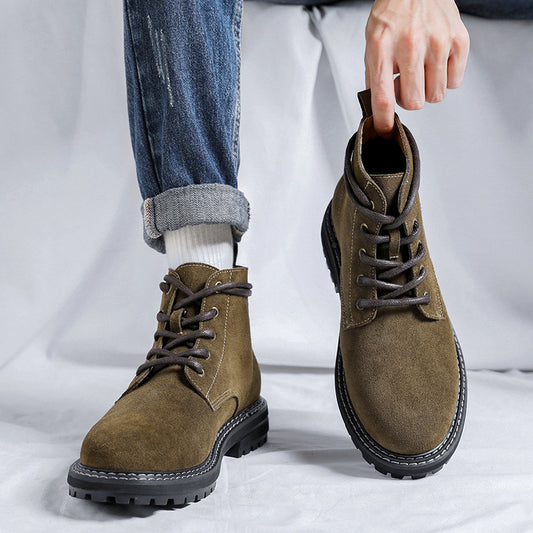 Botas de Ante Impermeables para Otoño e Invierno - Image 2