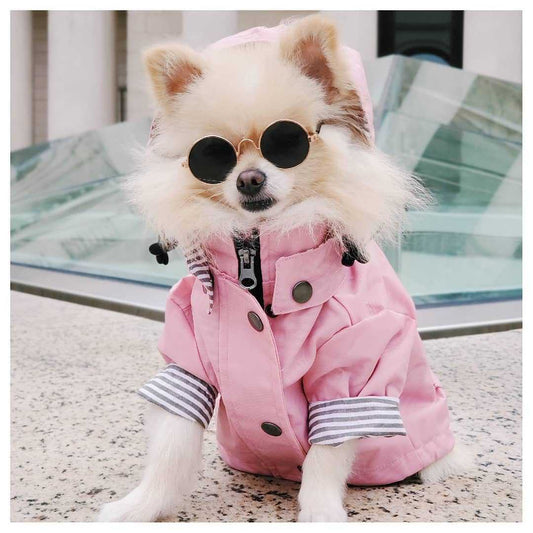 Impermeable Acolchado para Perros Estilo Retro Británico - Image 2