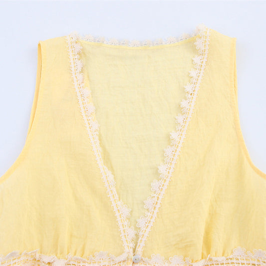 Blusa Elegante con Ribete de Encaje para Mujer - Image 2