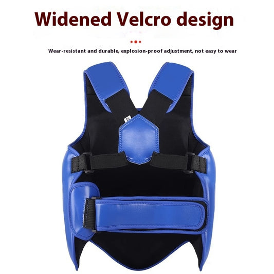 Protector Pectoral de Competencia Sanda - Armadura Acolchada para Boxeo y Artes Marciales - Image 2