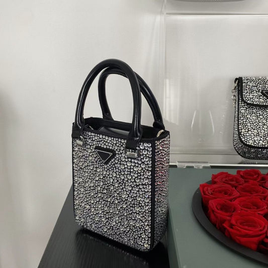 Bolso de Lujo con Diamantes y Cristales Swarovski de Un Hombro - Image 2