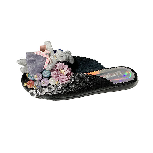 Pantuflas Tipo Muñeca con Brillantes y Boca de Pez - Image 2
