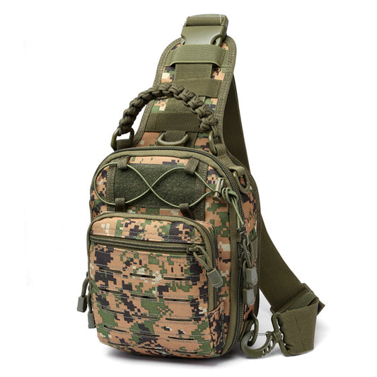 Mochila Táctica de Ciclismo con Cobertor de Ventilador - Camuflaje Militar - Image 2