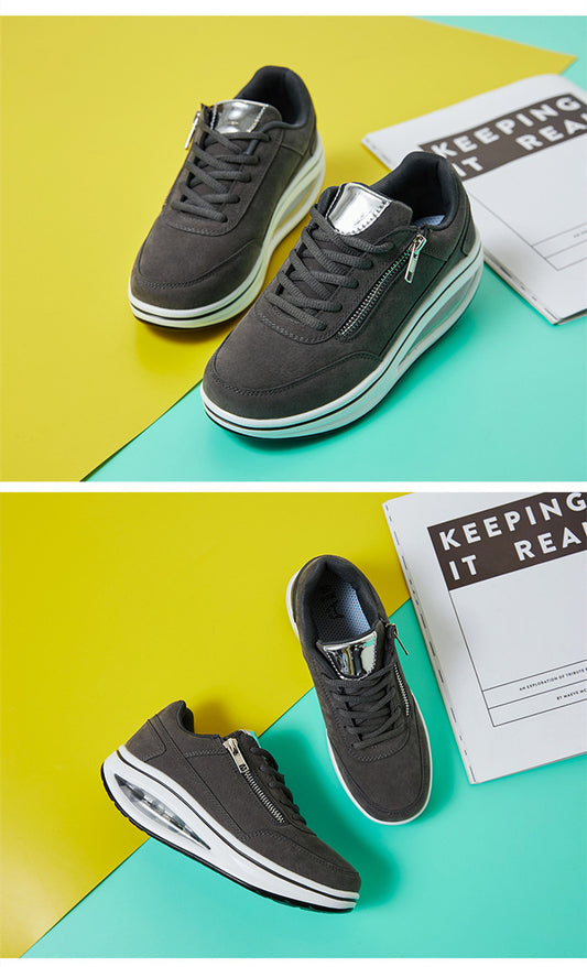 Tenis para Mamá con Suela Gruesa y Movimiento Mecedora - Image 2