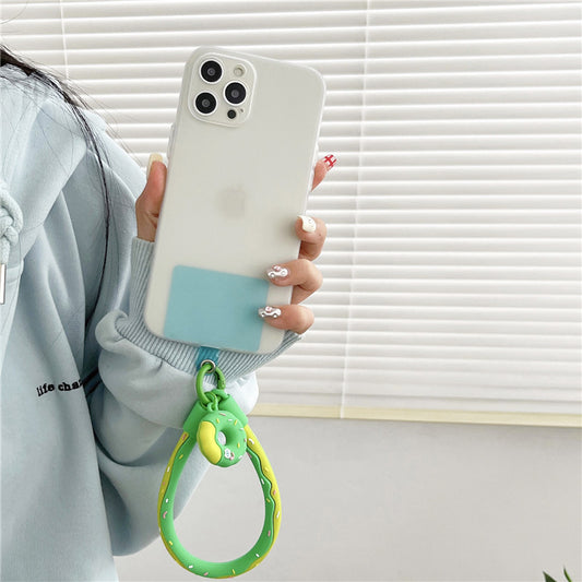 Funda Protectora para Celular con Donut de Silicona y Colgante - Image 2
