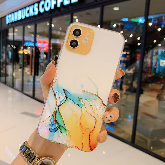Funda TPU Transparente con Diseño de Mármol Hueco - Image 2