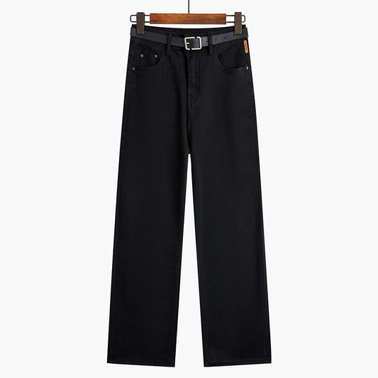 Jeans Rectos de Cintura Alta Holgados para Mujer - Image 2