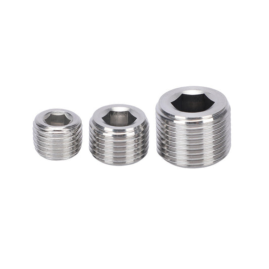 Tapón Hexagonal de Acero Inoxidable 304 para Tuberías - Múltiples Especificaciones - Image 2