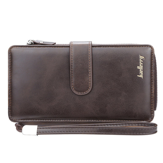 Billetera Retro Multifuncional con Cierre Largo - Clutch Europeo Moderno - Image 2