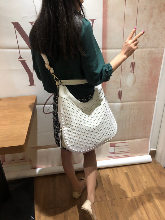 Bolso Bandolera Único Hombro con Diamantes para Mujer - Image 2