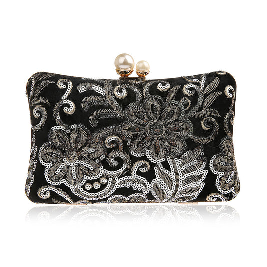 Cartera de Fiesta Retro con Lentejuelas Brillantes - Image 2