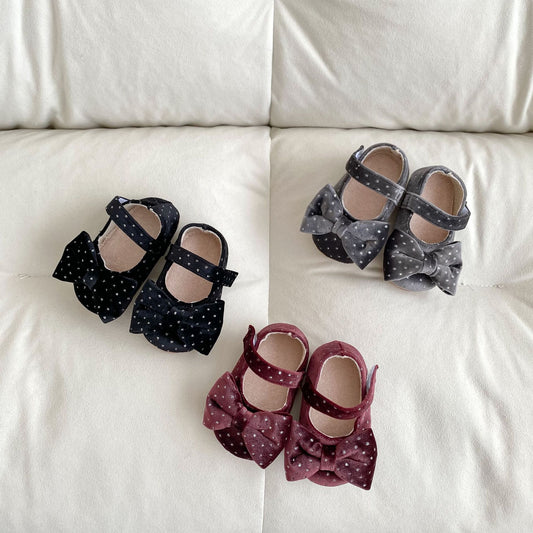 Zapatos para Bebé Niña Primavera Otoño con Lazo Grande Adorable - Image 2