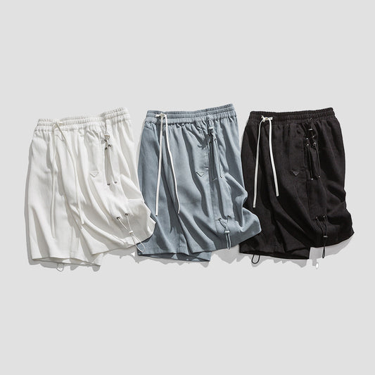 Pantalones Cortos Overol Japoneses Marca Tide - Shorts Sueltos de Verano Talla Única - Image 2