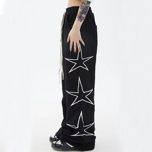 Pantalones Anchos de Cinco Estrellas para Hombre - Image 2
