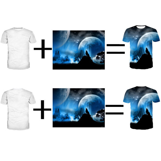 Playera Hombre con Estampado Digital de Logo - Image 2