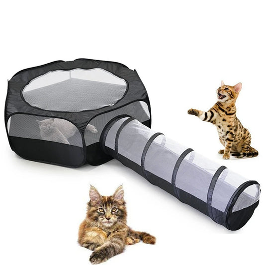 Túnel Gato Plegable Cómodo - Juguete Desmontable Multifunción sin Ocupar Espacio - Image 2