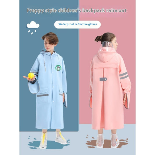 Poncho Impermeable Escolar para Niños y Niñas - Protección Total con Mochila Integrada - Image 2