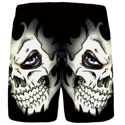 Shorts Deportivos con Estampado 3D Calavera para Hombre - Image 2