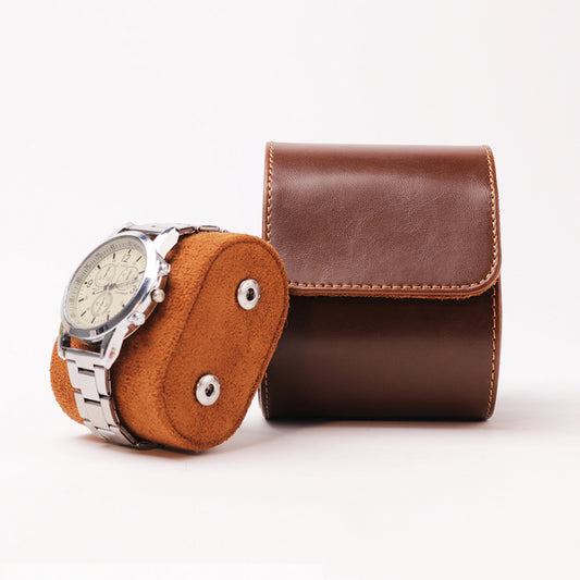 Estuche Organizador de Cuero para Relojes y Accesorios - Image 2