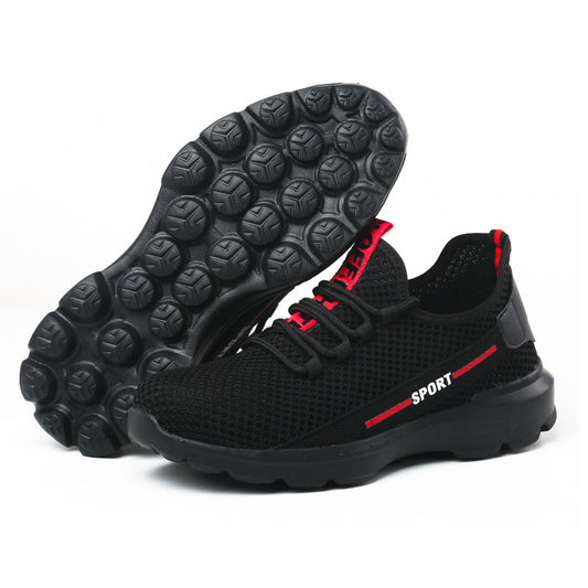 Zapatos de Seguridad Livianos con Tejido Transpirable y Protección Antimachaque - Image 2