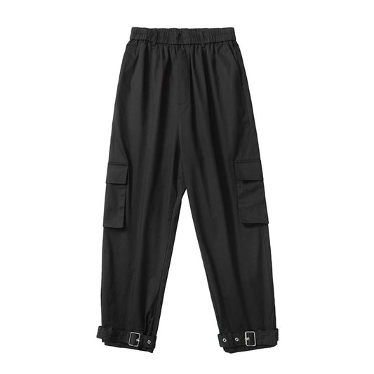 Pantalones Cortos Overol Holgados Estilo Hong Kong para Hombre - Image 2