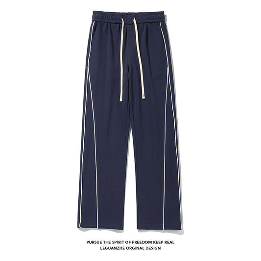 Pantalones de Buzo Hong Kong Cintura Blanca con Cinta - Image 2