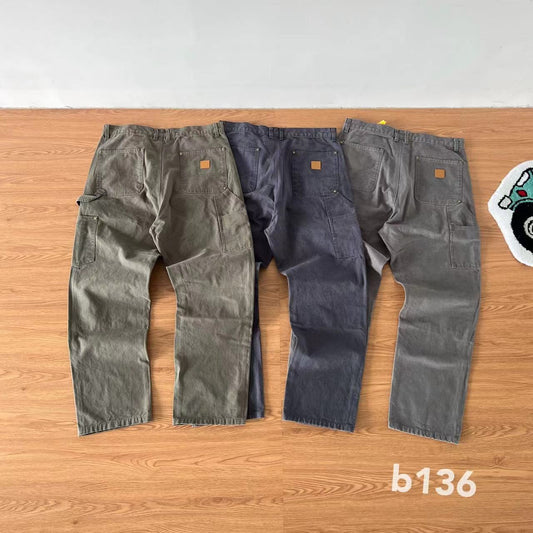 Pantalones de Trabajo Reforzados con Doble Rodillera y Remaches - Image 2
