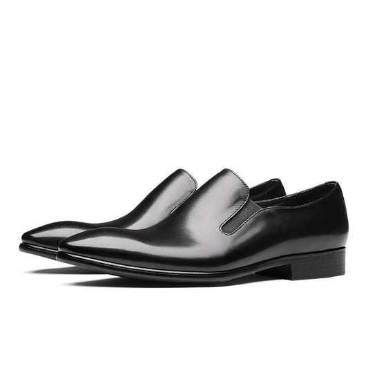 Zapatos de Cuero Formal para Hombre con Punta Afilada y Pedal - Image 2