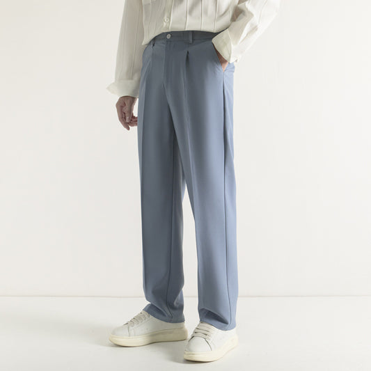 Pantalón de Traje Recto Casual Holgado para Hombre - Image 2