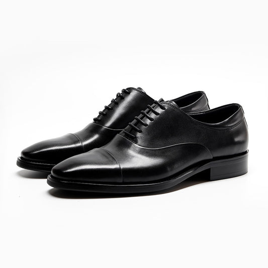 Zapatos de Cuero Formales Versátiles para Hombre con Articulaciones Flexibles - Image 2