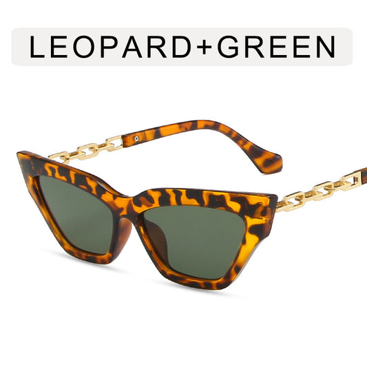 Gafas de Sol Cat Eye con Cadena para Mujer - Image 2