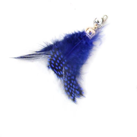 Cabeza de Caña Reemplazable con Plumas de Faisán para Juguete Interactivo de Gatos - Image 2