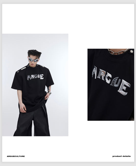 Blusa Hombros Descubiertos con Botones y Manga Corta - Image 2