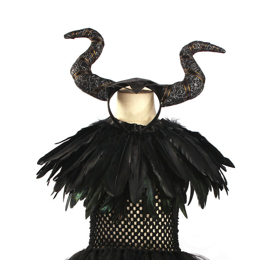 Vestido de Malla Negro para Niñas - Disfraz de Presentación - Image 2