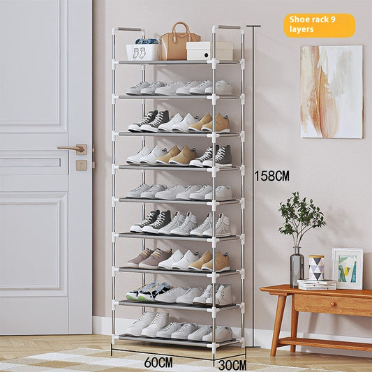 Organizador de Zapatos Multicapa Antipolvo para Puerta - Ideal para Dormitorios y Espacios Pequeños - Image 2