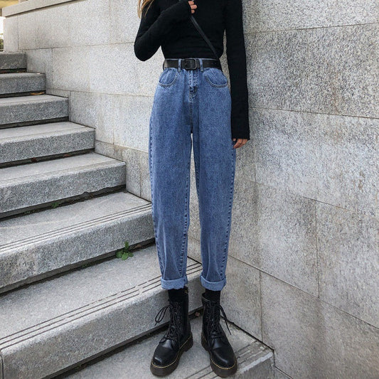 Pantalones Anchos Talle Alto Estilo Coreano con Efecto Reductor - Corte Recto Oversized - Image 2