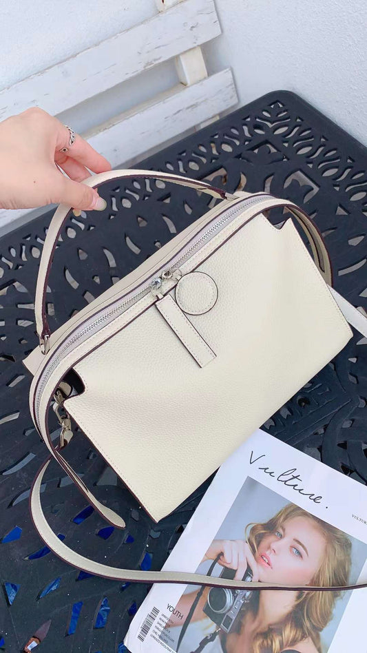 Bolsa Crossbody para Mujer con Costuras de Contraste - Image 2