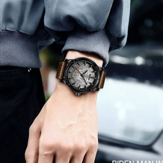 Reloj de Pulsera Casual para Hombre con Correa Sólida y Movimiento de Cuarzo - Image 2