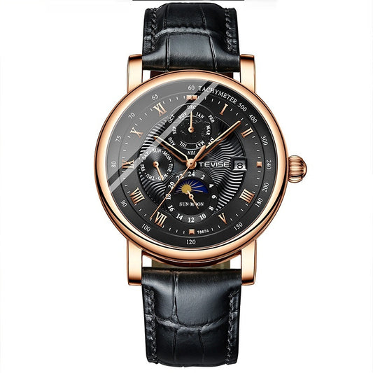 Reloj Mecánico Hombre Esfera Grande Diseño Minimalista - Image 2