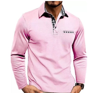 Polo Manga Larga Casual para Hombre - Comodidad y Estilo - Image 2
