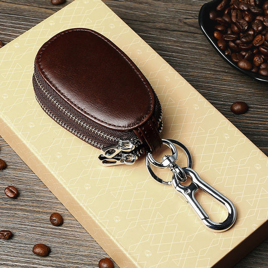 Cartera Organizadora de Cuero para Llaves y Accesorios de Auto - Image 2