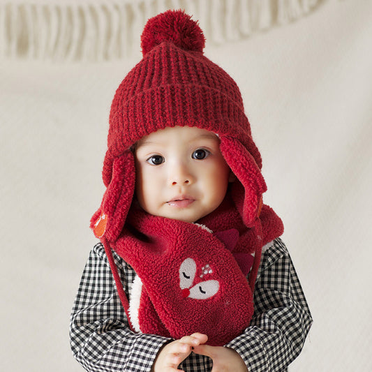 Conjunto de Gorro y Bufanda Polar para Niños - Image 2