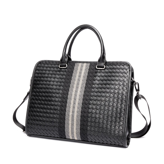 Maletín Profesional Hombre Crossbody Tejido - Bolsa Ejecutiva para Computadora - Image 2