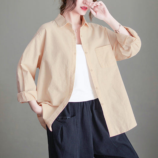 Blusa de Algodón Versátil y Cómoda para Combinar - Image 2