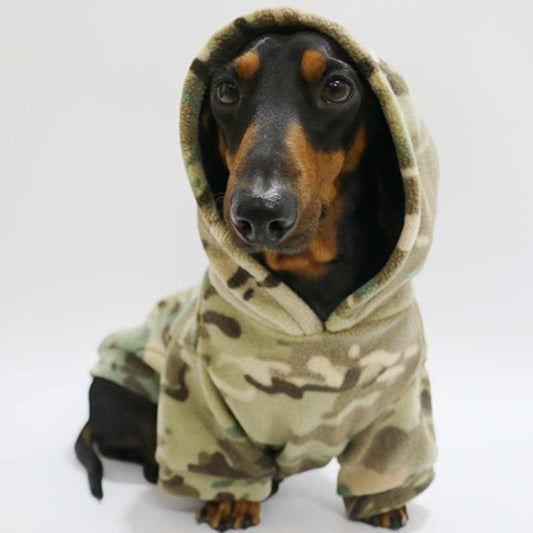 Sudadera con Capucha Acolchada de Terciopelo Reversible para Mascotas - Image 2
